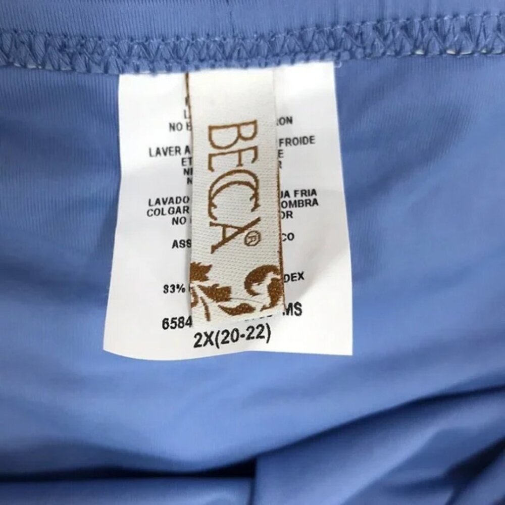 Becca Plus Size Etc. Color Code Tab Side Bikini Bottom - Picture 5 of 7